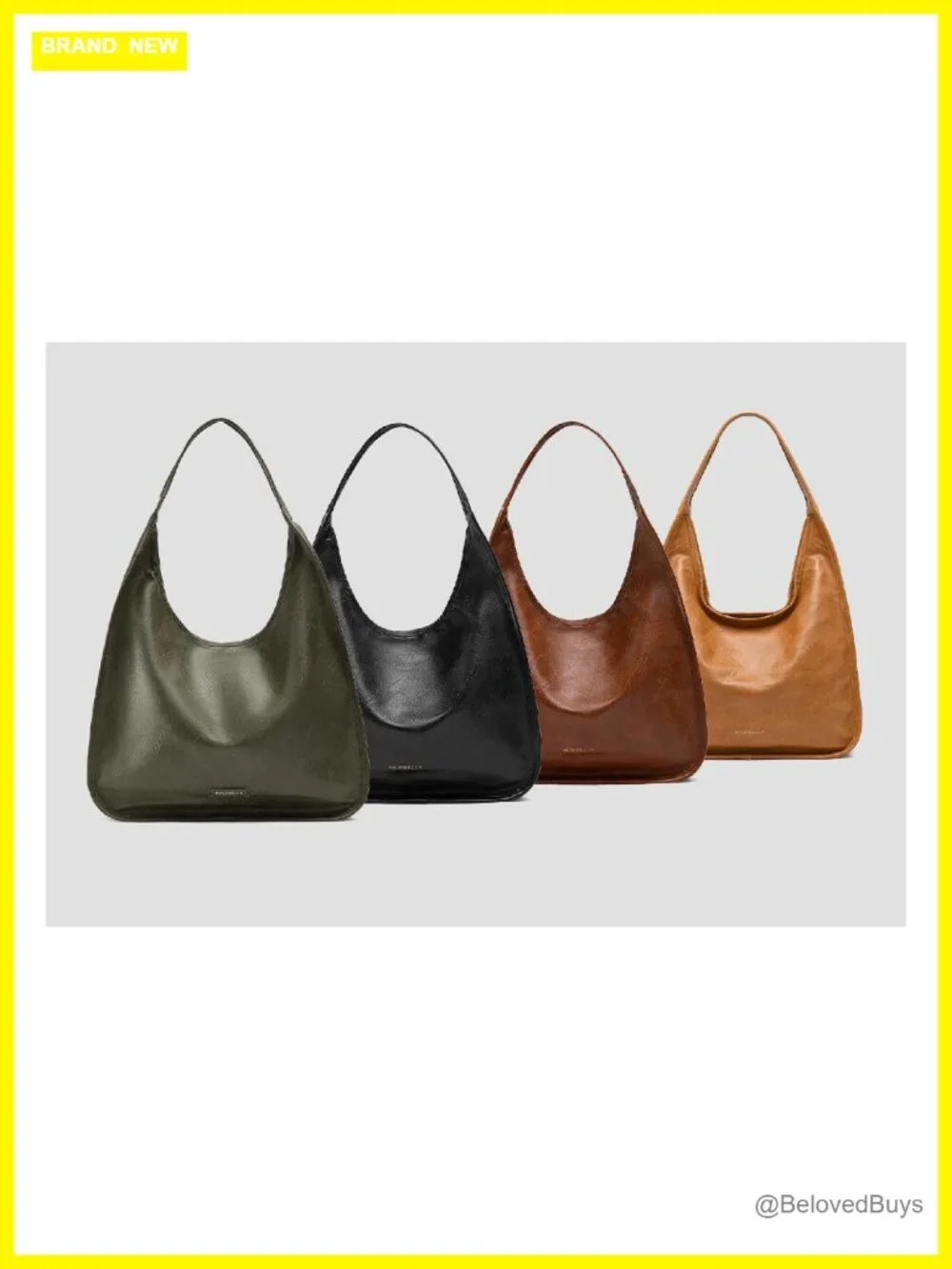 PU Leather Hobo Shoulder Bag, Spacious Tote with Detachable Pouch